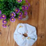Scrunchies flowers in cotone